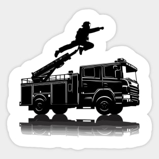 Fire Truck Sticker